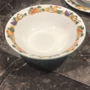 SOLD! American Atelier Autumn serving bowl 9”x 3 1/2”